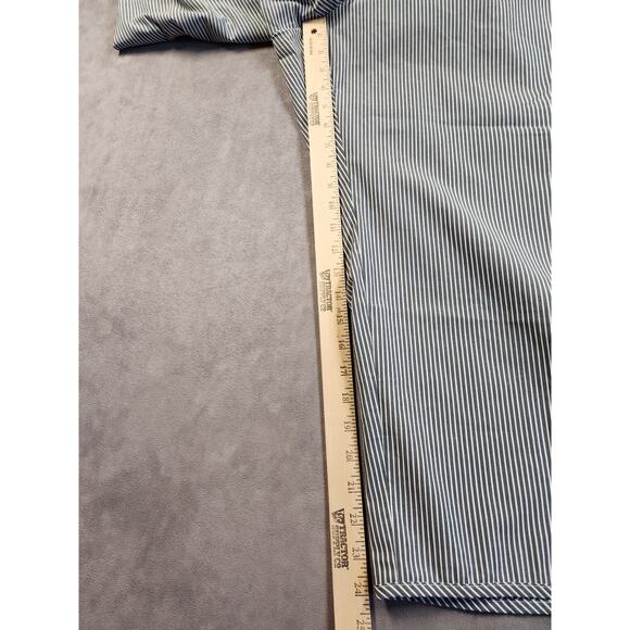 Lane Bryant The Allie Crop Pants Womnes Size 18 Blue Stripped Stretch NEW NWT - Picture 11 of 13